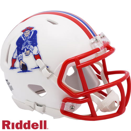 New England Patriots 1990-92 Throwback Speed Mini Helmet