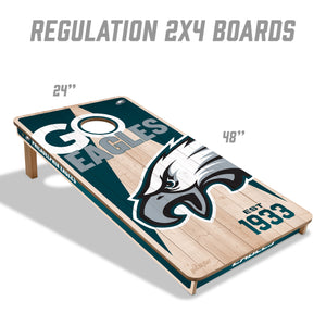 Philadelphia Eagles 2'x4' Cornhole Game with Bags