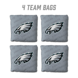 Philadelphia Eagles Cornhole Bags 4 Pack - Gray