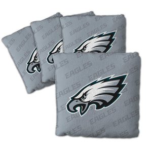 Philadelphia Eagles Cornhole Bags 4 Pack - Gray