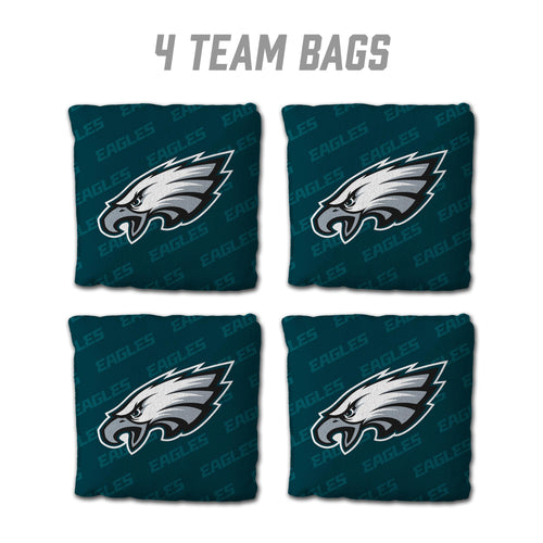 Philadelphia Eagles Cornhole Bags 4 Pack - Green