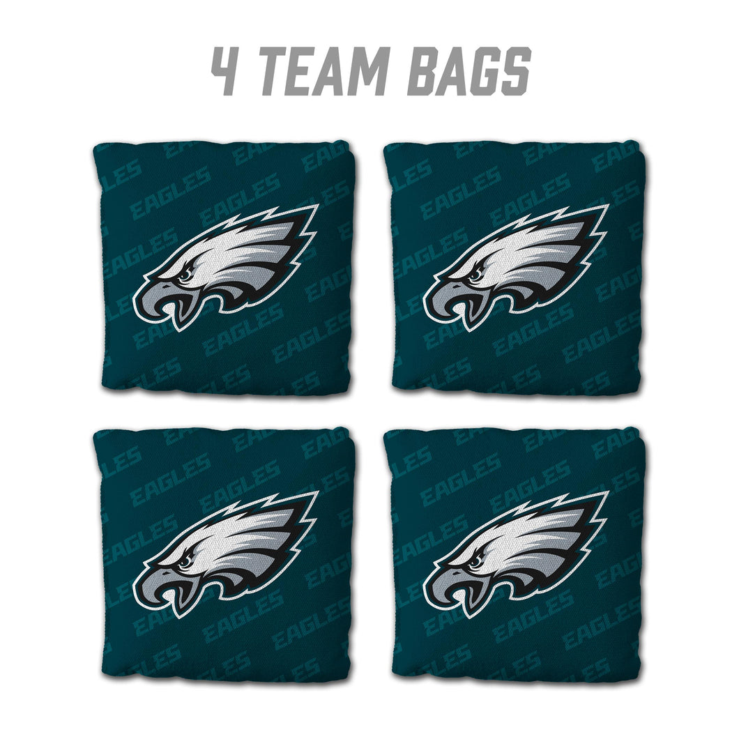 Philadelphia Eagles Cornhole Bags 4 Pack - Green