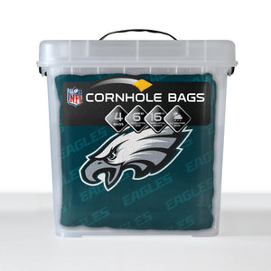 Philadelphia Eagles Cornhole Bags 4 Pack - Green