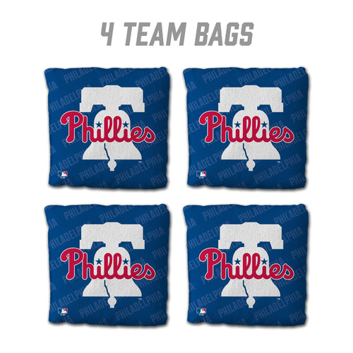 Philadelphia Phillies Cornhole Bags - 4 Pack - Blue