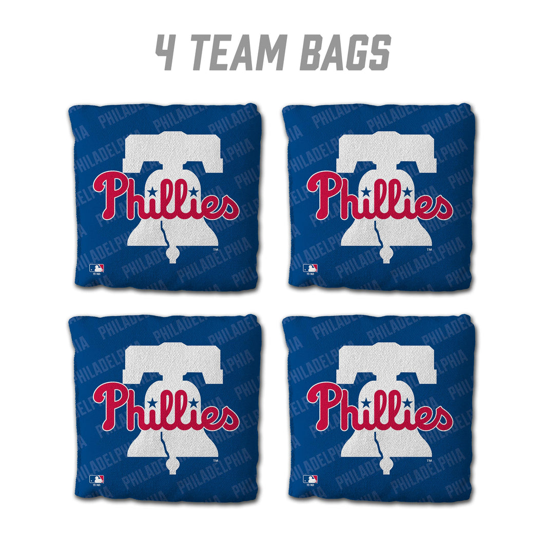 Philadelphia Phillies Cornhole Bags - 4 Pack - Blue