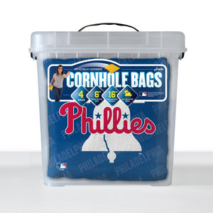 Philadelphia Phillies Cornhole Bags - 4 Pack - Blue