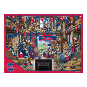 Philadelphia Phillies Barnyard Fans 500 Piece Puzzle