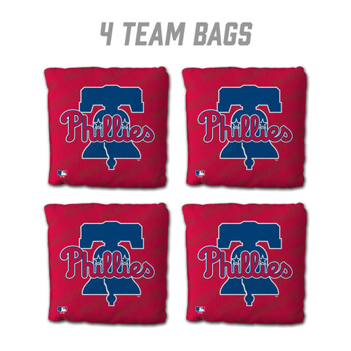Philadelphia Phillies CornholeBags - 4 Pack - Red