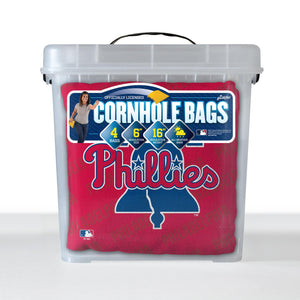 Philadelphia Phillies CornholeBags - 4 Pack - Red