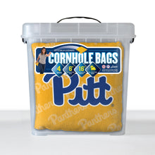 Pittsburgh Panthers Cornhole Bags 4 Pack - Yellow