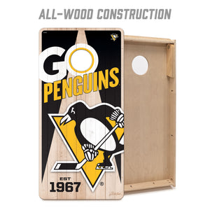 Pittsburgh Penguins 2'x4' Cornhole Game with Bags