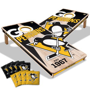 Pittsburgh Penguins 2'x4' Cornhole Game with Bags