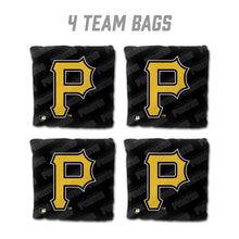 Pittsburgh Pirates Cornhole Bags - 4 Pack - Black