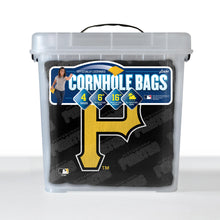 Pittsburgh Pirates Cornhole Bags - 4 Pack - Black