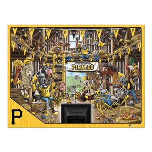 Pittsburgh Pirates Barnyard Fans 500 Piece Puzzle