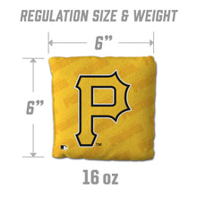 Pittsburgh Pirates Cornhole Bags - 4 Pack - Yellow