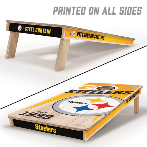 Pittsburgh Steelers 2'x4' Cornhole Game with Bags