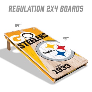 Pittsburgh Steelers 2'x4' Cornhole Game with Bags