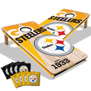 Pittsburgh Steelers 2'x4' Cornhole Game with Bags