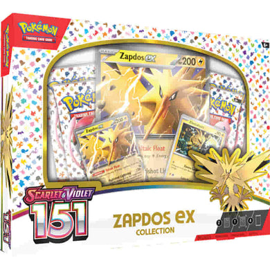 POKEMON TCG: SCARLET AND VIOLET: 151 COLLECTION: ZAPDOS EX BOX