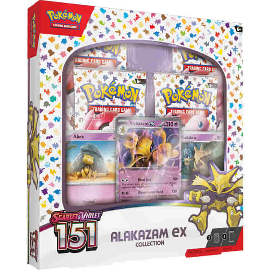 POKEMON TCG: SCARLET AND VIOLET: 151 COLLECTION: ALAKAZAM EX BOX