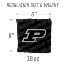 Purdue Boilermakers Cornhole Bags 4 Pack - Black