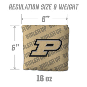 Purdue Boilermakers Cornhole Bags 4 Pack - Gold