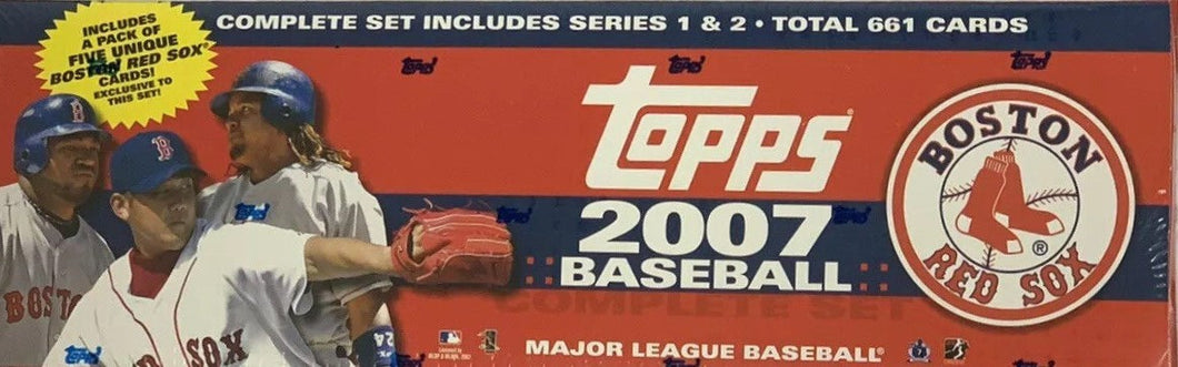 2007 Topps Baseball Hobby Factory Set Boston Red Sox