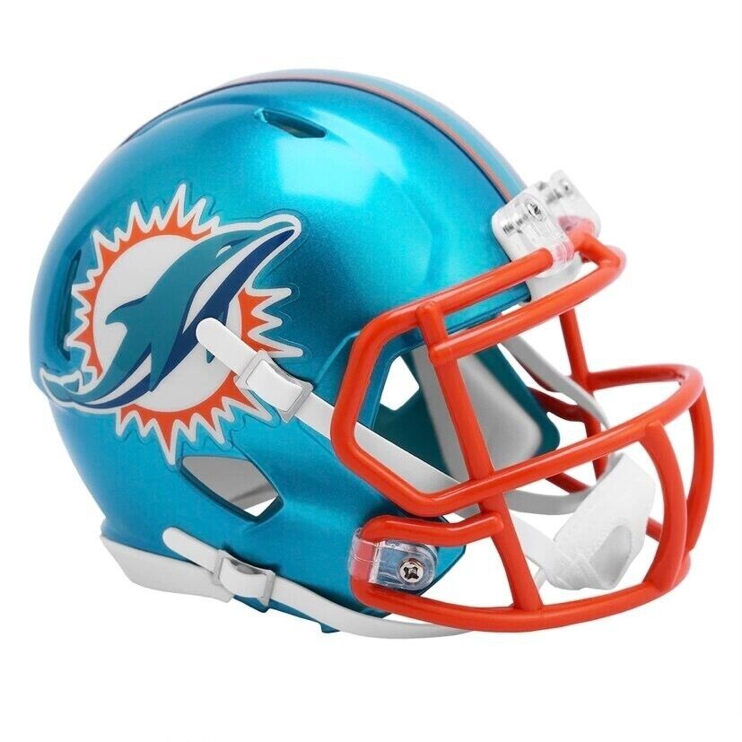 Miami Dolphins Riddell Flash Speed Mini Helmet