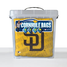 San Diego Padres Cornhole Bags - 4 Pack - Yellow