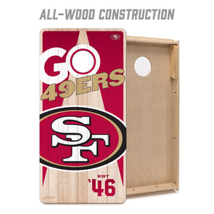 San Francisco 49ers 2'x4' Cornhole Game with Bags