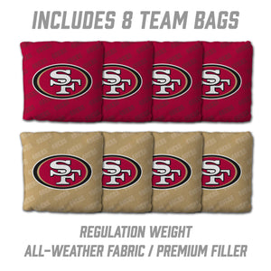 San Francisco 49ers 2'x4' Cornhole Game with Bags