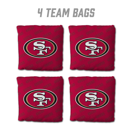 San Francisco 49ers Cornhole Bags 4 Pack - Gold