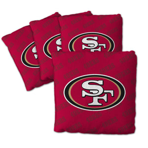 San Francisco 49ers Cornhole Bags 4 Pack - Gold
