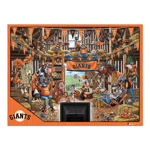 San Francisco Giants Barnyard Fans 500 Piece Puzzle