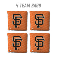 San Francisco Giants Cornhole Bags - 4 Pack - Black