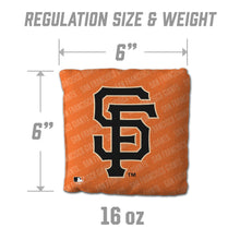 San Francisco Giants Cornhole Bags - 4 Pack - Black