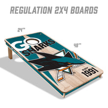 San Jose Sharks 2'x4' Cornhole Game with Bags