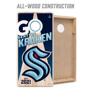 Seattle Kraken 2'x4' Cornhole Game with Bags