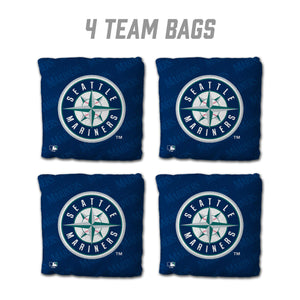 Seattle Mariners CornholeBags - 4 Pack - Blue