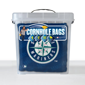 Seattle Mariners CornholeBags - 4 Pack - Blue