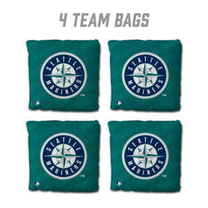 Seattle Mariners Cornhole Bags - 4 Pack - Green