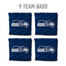 Seattle Seahawks Cornhole Bags 4 Pack - Blue