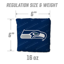 Seattle Seahawks Cornhole Bags 4 Pack - Blue
