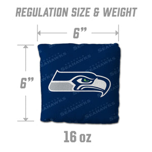 Seattle Seahawks Cornhole Bags 4 Pack - Blue