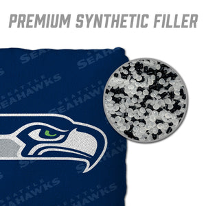 Seattle Seahawks Cornhole Bags 4 Pack - Blue