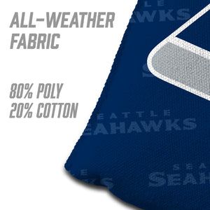 Seattle Seahawks Cornhole Bags 4 Pack - Blue