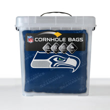 Seattle Seahawks Cornhole Bags 4 Pack - Blue
