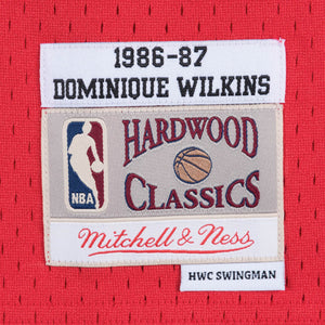 Dominique Wilkins Atlanta Hawks Road Mitchell & Ness 1986/87 Hardwood Classics Swingman Jersey