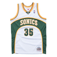 Kevin Durant Seattle Super Sonics White Mitchell & Ness 2007/08 Hardwood Classics Swingman Jersey